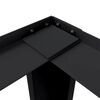 vidaXL Pedestal para Lavadora 2 pcs Negro 64 x 55 x 32.5 cm Acero