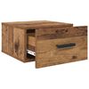 vidaXL Armario de Noche 2 pcs Madera vieja 35 x 35 x 20 cm