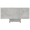 vidaXL Mesa de centro madera ingeniería gris hormigón 85x55x31 cm