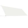 vidaXL Toldo retráctil 400x150 cm crema