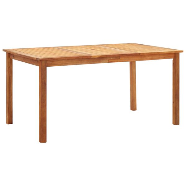 vidaXL Set de comedor 7 pzas rat&aacute;n sint&eacute;tico madera maciza acacia gris