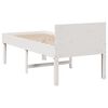 vidaXL Cama sin colchón madera maciza de pino blanca 80x200 cm