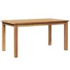 vidaXL Mesa de Caf&eacute; Marr&oacute;n 90 x 50 x 45,5 cm Madera de teca maciza