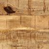 vidaXL Mesa de centro de madera maciza de mango rugosa 90x50x36 cm