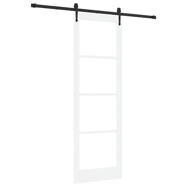 vidaXL Puerta Corredera y Negro 78 x 232 cm