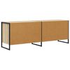 vidaXL Gabinete de TV Sonoma 140 x 36 x 49.5 cm Madera contrachapada
