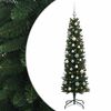 vidaXL &Aacute;rbol de Navidad artificial estrecho con bolas 120 cm 150 LED
