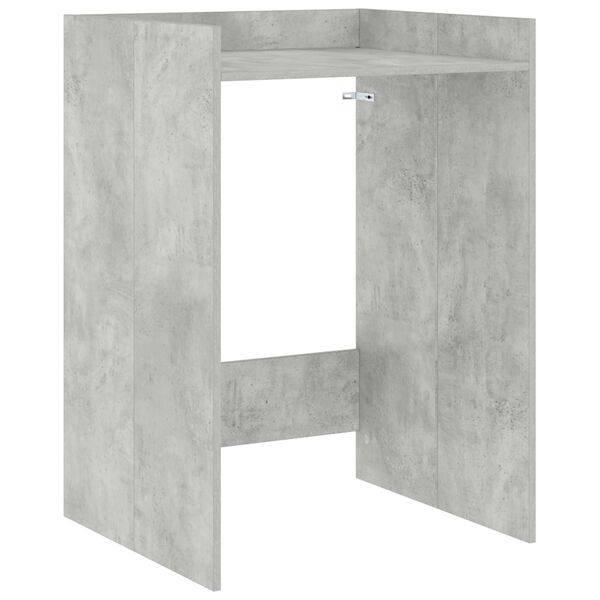 vidaXL Armario para lavadora Concreto 67,5 x 62 x 97 cm