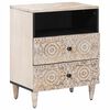 vidaXL Mueble cama 50 x 33 x 60 cm Madera de mango maciza