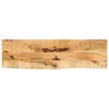 vidaXL Tablero de mesa borde natural madera maciza mango 100x20x3,8 cm