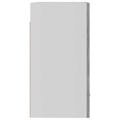 vidaXL Armario colgante contrachapada gris hormigón 50x31x60 cm