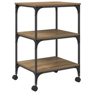 vidaXL Soporte para Impresora Roble artesanal 50 x 41 x 75 cm