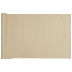 vidaXL Toldo para balc&oacute;n tela oxford beige 90x300 cm