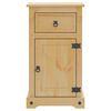 vidaXL Armario de ba&ntilde;o Corona madera maciza de pino 45x33x80 cm