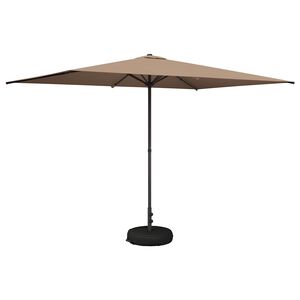 vidaXL Paraguas de Jard&iacute;n con Base 200 x 300 cm Poli&eacute;ster Rectangular