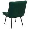 vidaXL Sill&oacute;n de relax terciopelo verde oscuro 64x74x84 cm