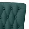 vidaXL Silla de estilo zueco Verde oscuro 56,5 x 70 x 110 cm tela