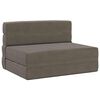 vidaXL Sof&aacute; Cama Plegable Gris Claro 70 x 80 x 60 cm Tela