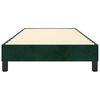 vidaXL Estructura de cama con somier terciopelo verde oscuro 80x200cm
