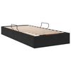vidaXL Cama con almacenamiento Negro 90 x 190 cm Terciopelo