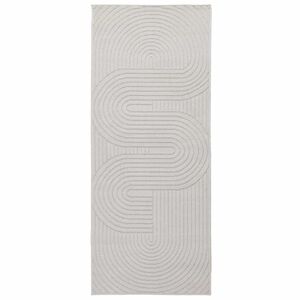 vidaXL Alfombra para interiores y exteriores PALMERAS Crema Poli&eacute;ster