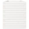 vidaXL Jardinera de madera maciza de pino blanco 110x40x45,5 cm