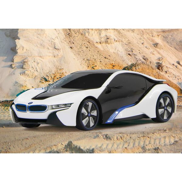 Jamara Superdeportivo teledirigido BMW I8 blanco 2,4 GHz 1:24