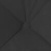 vidaXL Cojines para asiento 4 pcs Negro 45 x 45 cm Tela de microfibra