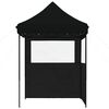vidaXL Carpa de Fiesta Negro 200 x 200 x 306 cm Tela Oxford