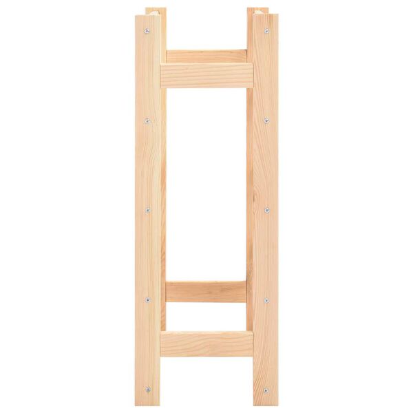 vidaXL Botellero para 20 botellas de madera de pino