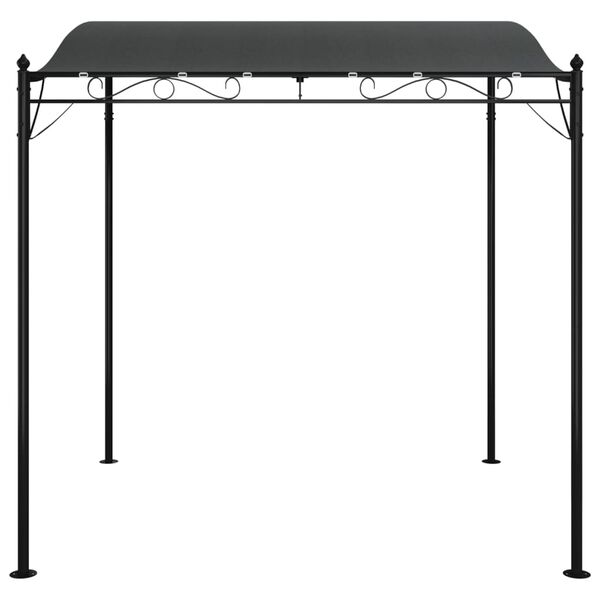 vidaXL Toldo acero y tela gris antracita 2x2,3 m 180 g/m²