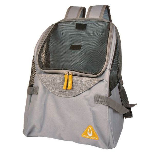 Duvoplus Mochila para mascotas Promenade gris