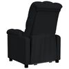 vidaXL Sillón reclinable de tela negro