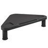 vidaXL Soporte de esquina para monitor negro 49x28x10,5 cm