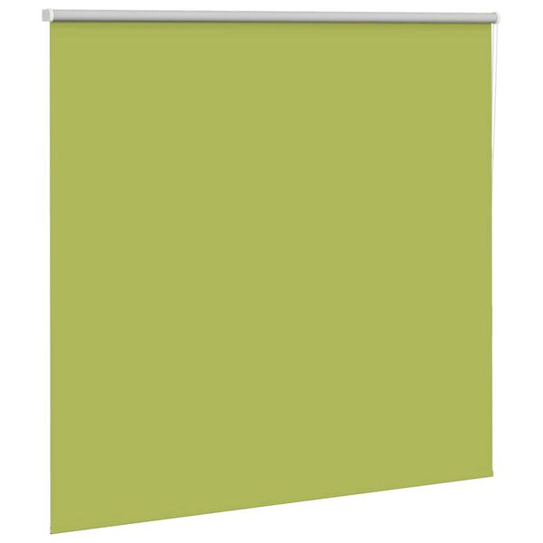 vidaXL Estor Enrollable Opaco hojas verde 160x130cm Tela Ancho 156,6cm
