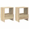 vidaXL Estante de revistas 2 pcs Roble Sonoma 35 x 30 x 45 cm