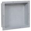 vidaXL Hornacina de ducha gris mate 41x36x10 cm