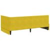 vidaXL Estructura de cama en esquina Amarillo 90 cm x 190 cm