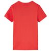 Camiseta infantil rojo 140