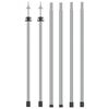 vidaXL Postes telesc&oacute;picos de toldo 2 uds acero galvanizado 102-260 cm