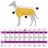 vidaXL Chubasquero para perros con bandas reflectantes amarillo L