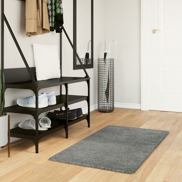 vidaXL Alfombra peluda de pelo largo moderna PAMPLONA verde 60x110 cm