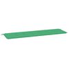 vidaXL Coj&iacute;n de banco de jard&iacute;n tela Oxford verde 180x50x3 cm