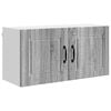vidaXL Armario de Pared PORTO Gris Sonoma 80 x 31 x 40 cm