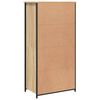 vidaXL Aparador alto madera contrachapada roble Sonoma 62x36x121,5 cm