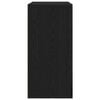 vidaXL Aparador Roble Negro 79 x 38 x 80 cm Madera de ingenier&iacute;a