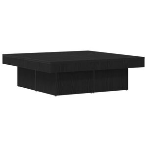 vidaXL Mesa de Caf&eacute; Roble Negro 90 x 90 x 28 cm Madera de ingenier&iacute;a