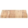 vidaXL Estante flotante madera maciza de acacia sin tratar 40x20x2 cm