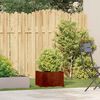 vidaXL Jardinera oxidada acero corten 40x40x30 cm