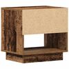 vidaXL Mesita de Noche con caj&oacute;n Madera vieja 45 x 34 x 44 cm